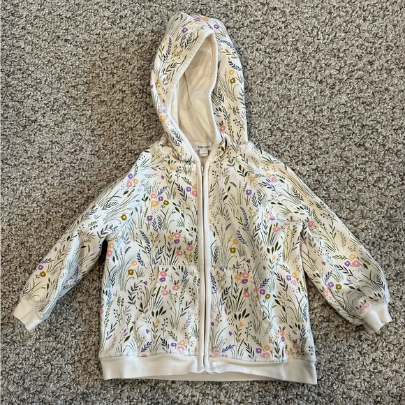 Angel Dear Other - Angel Dear Cream Floral Hoodie